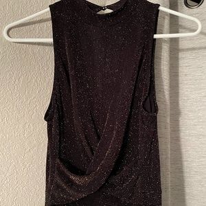 Venus black and gold sparkling jumpsuit